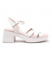 Sandalias de tacón y plataforma en color blanco