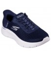 Deportivo azul marino con cordones
