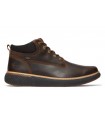 Bota de piel marrón