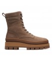 Bota militar color taupe