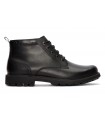 Bota negra de cordones