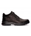 Bota de piel negra