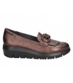 Mocasin de confort en marrón de mujer