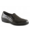 Zapato mocasín con elásticos en el empeine