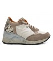 Deportivo de cuña combinado en hielo y taupe