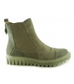 Botines estilo chelsea en serraje taupe