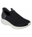 Deportivo negro sin cordones con sistema slip-ins