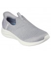 Deportivo para mujer gris, sistema slip-ins