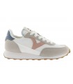 Deportiva cordones mujer Victoria beige y taupe