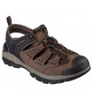 Sandalias Skechers color marrón cordones hombre