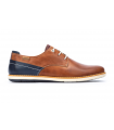 Zapatos para hombre en color brandy con cierre de cordones