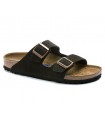 Sandalia serraje Birkenstock marrón mocca