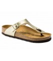 Sandalia Birkenstock oro dedo
