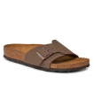 Sandalia Birkenstock marrón una tira