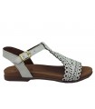 Sandalias en blanco para mujer