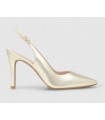 Zapato corte salón para vestir en color champagne