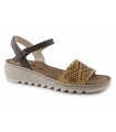 Sandalias de  mujer en marrón