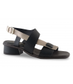 Sandalia de corte asimétrico para mujer