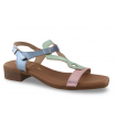 Sandalia multicolor para mujer