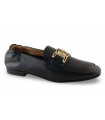 Zapato mocasín en piel negra
