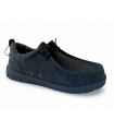 Zapato Wallaby con cordones en color gris.