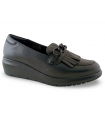 Mocasín de confort con cadena en el empeine