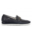 Mocasín azul marino estribo Fluchos F2141