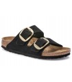Sandalia Big Buckle negro Birkenstock 1023290 Arizona