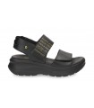 Sandalia plataforma velcro negra Panama Jack NOAH