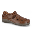 Sandalia coñac para hombre Luisetti 13451