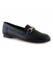 Mocasín clásico para mujer en negro Maria Jaen 9