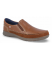 Mocasín sin cordones para hombre en coñac Luisetti 27900
