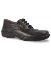 Zapato clásico de cordones para hombre en negro Luisetti 20401