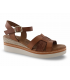 Sandalia camel para señora Kaola Vic Cuero 5540