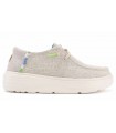 Zapato estilo Wallaby de color taupe para mujer WALK IN PITAS POPPY