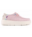 Zapato estilo Wallaby de color rosa para mujer WALK IN PITAS POPPY