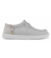 Zapato estilo Wallaby de color celeste para mujer WALK IN PITAS WP150 GAIA
