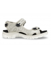 Sandalias sport con cierre de velcros de color hielo para mujer ECCO 822183