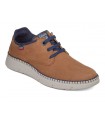 Zapato en nobuk azul marino para caballero CALLAGHAN 53500