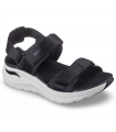 Sandalia de confort de color negro para mujer SKECHERS 119465 ARCH FIT 2.0