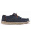 Zapato estilo Wallaby de color marino para hombre WALK IN PITAS STEVE