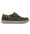 Zapato estilo Wallaby de color verde caqui para hombre WALK IN PITAS WP150 DECK