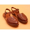 Sandalias de piel para mujer en color cuero MEXAS TAMARINDO