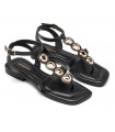 Sandalia de color negro para mujer GIOSEPPO 74347