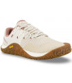 Zapatillas barefoot mujer beige con cierre de cordones MERRELL J067710