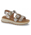 Sandalia dorada para señora Stonefly 220922 Star 1