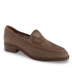 Mocasín beige troquelado Nature 25285