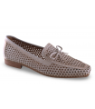 Mocasín beige con lazo Nature 25277