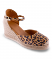 Alpargata animal print leopardo Unisa CACERES