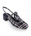 Zapato trenzado negro crema Bruno Premi 0806
